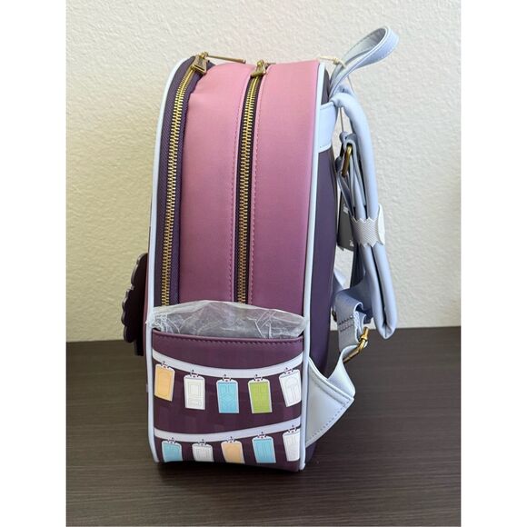 Loungefly Disney Pixar Monster Inc. Sulley, Mike, & Boo Door Chase Mini Backpack
